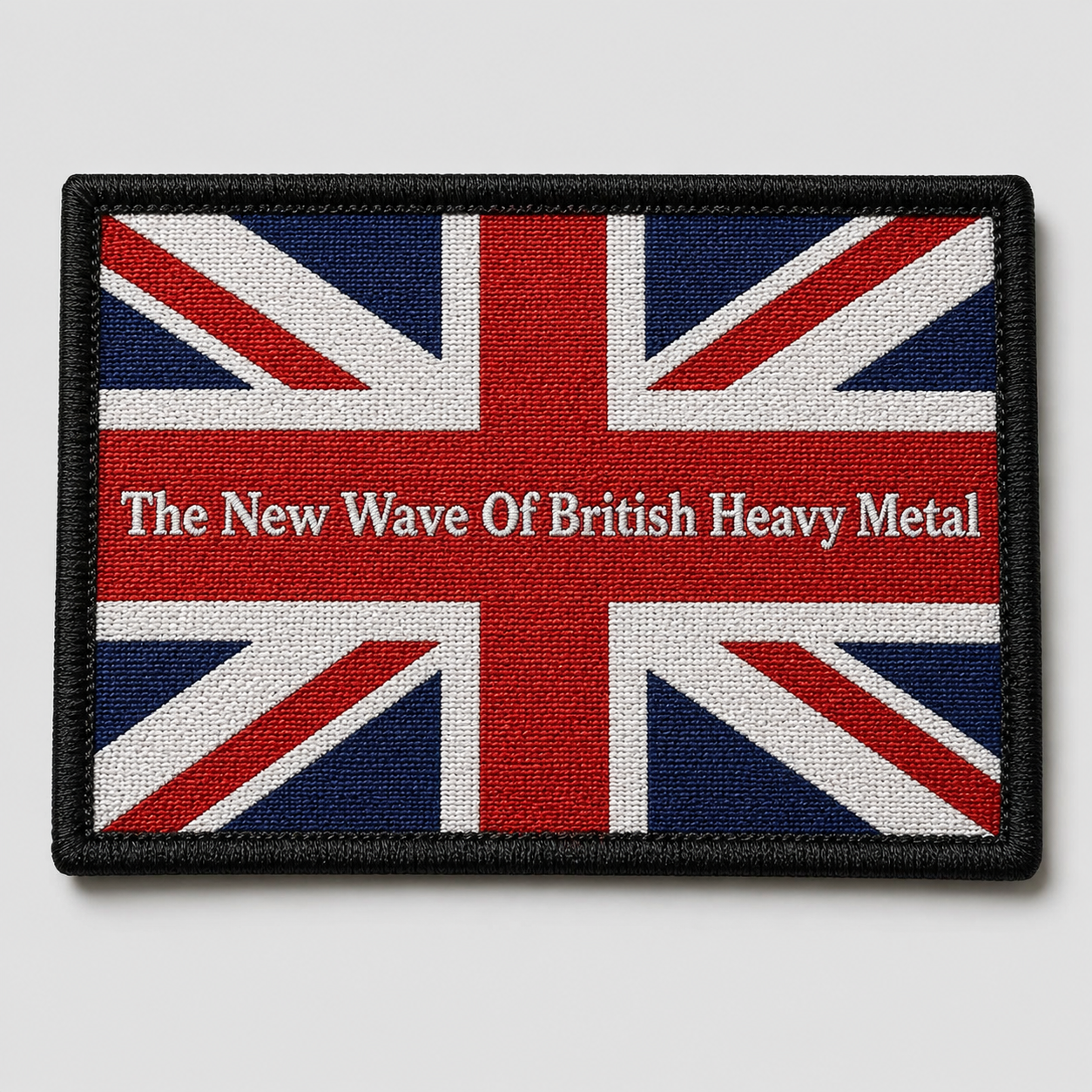 New Wave of British Heavy Metal Union Jack patch